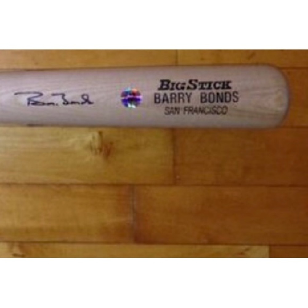 AUTOGRAPHED BARRY BONDS BAT